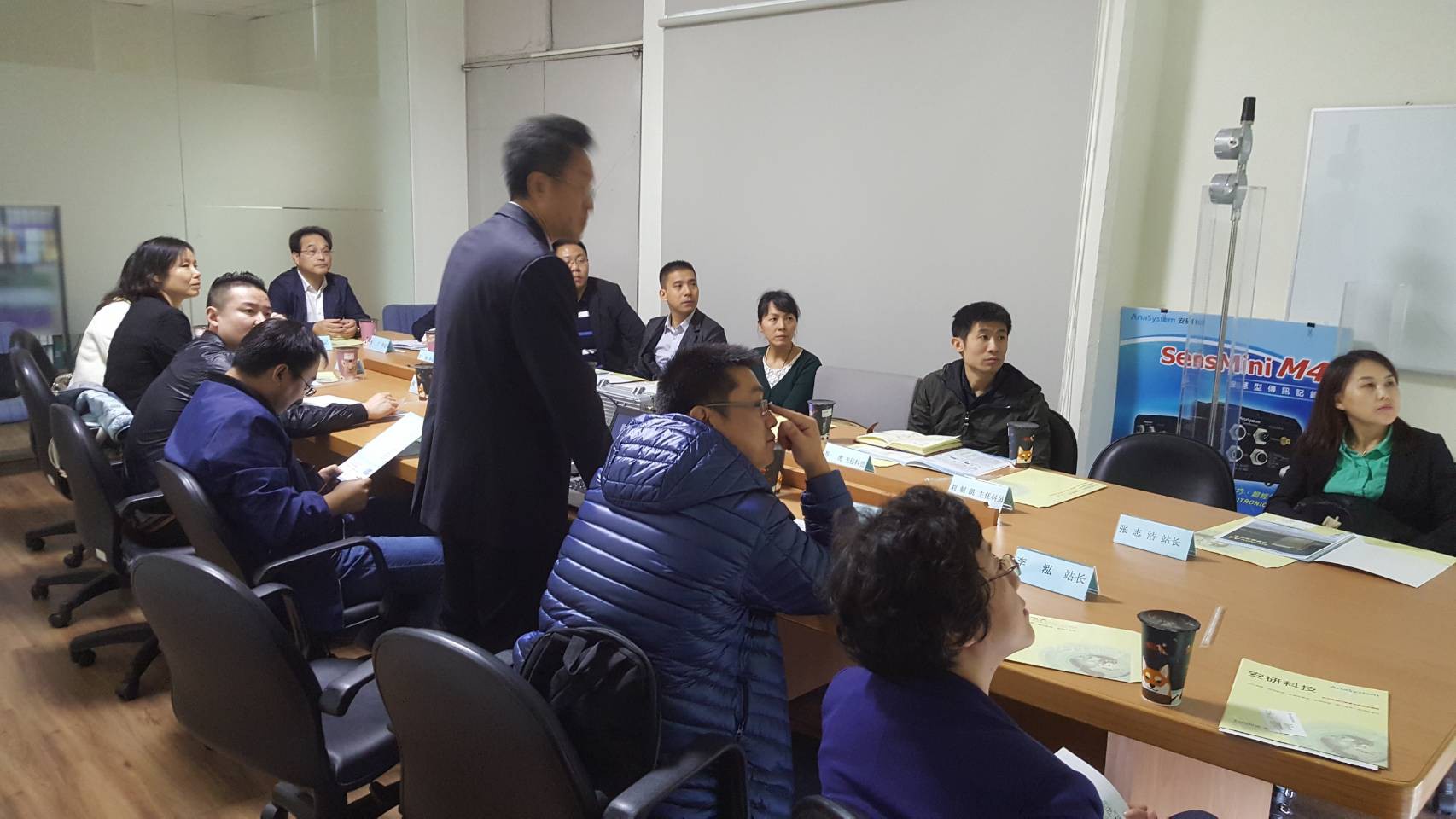北京市朝陽區環境保護局冷春華副局長一行人拜訪安研科技